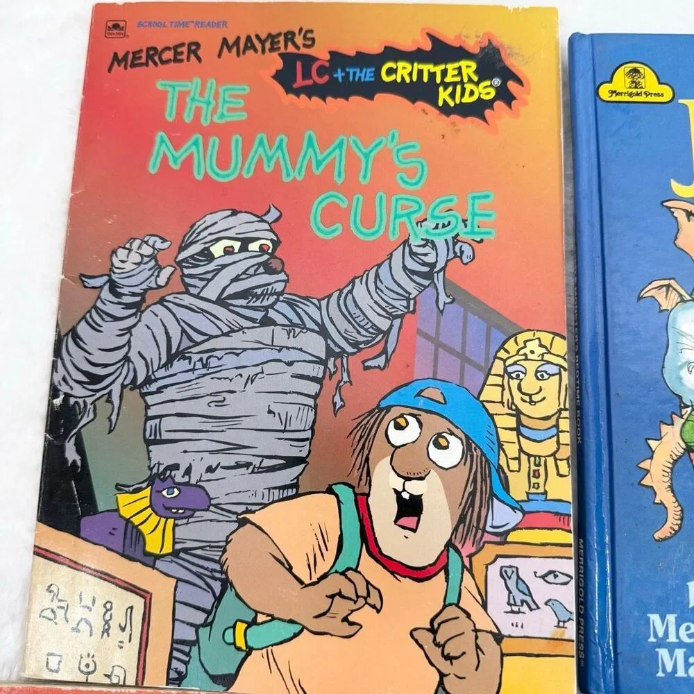 Mercer Meyer Vintage Lot of 4 Children’s Picture Books: Little Monster At Home A